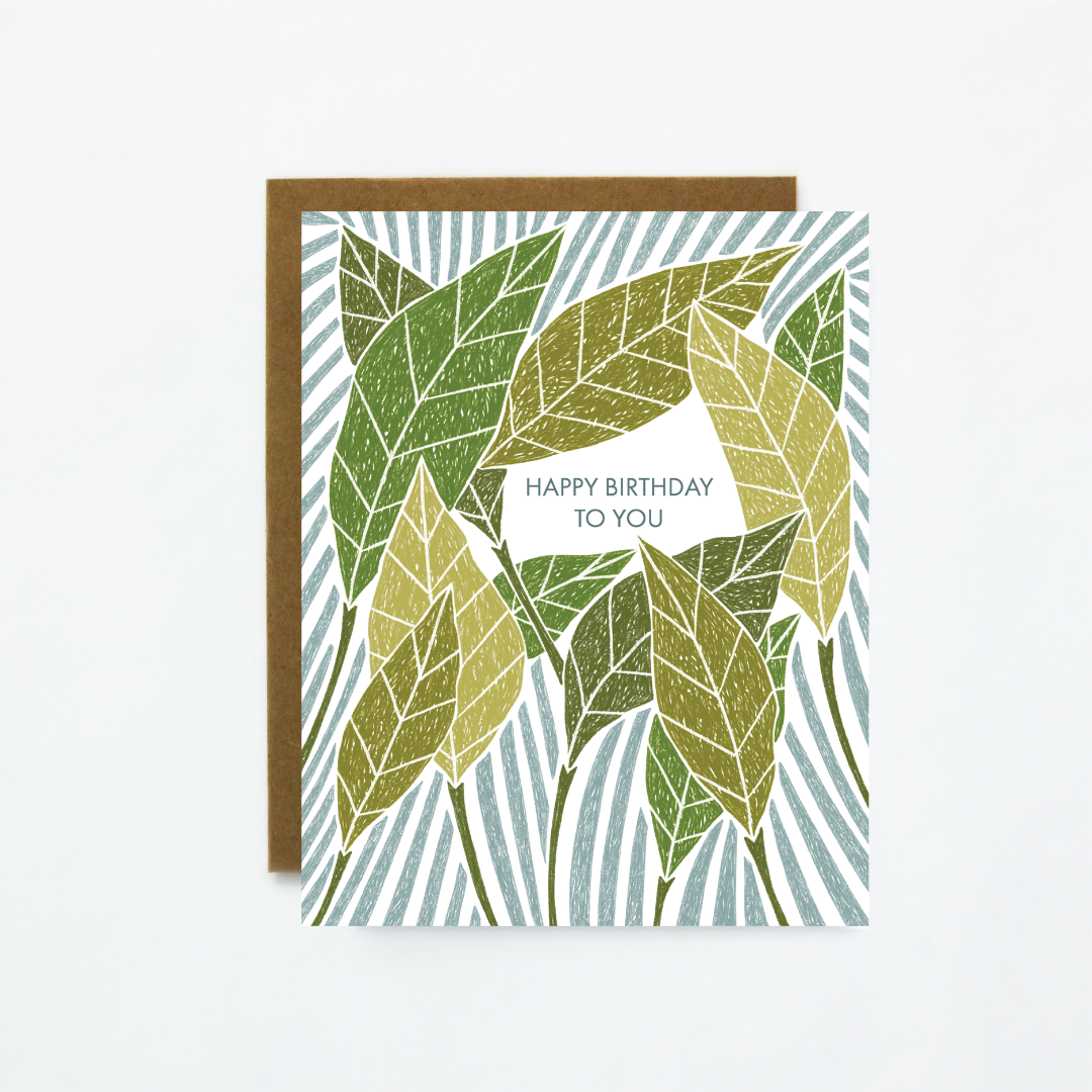 Birthday Leaves