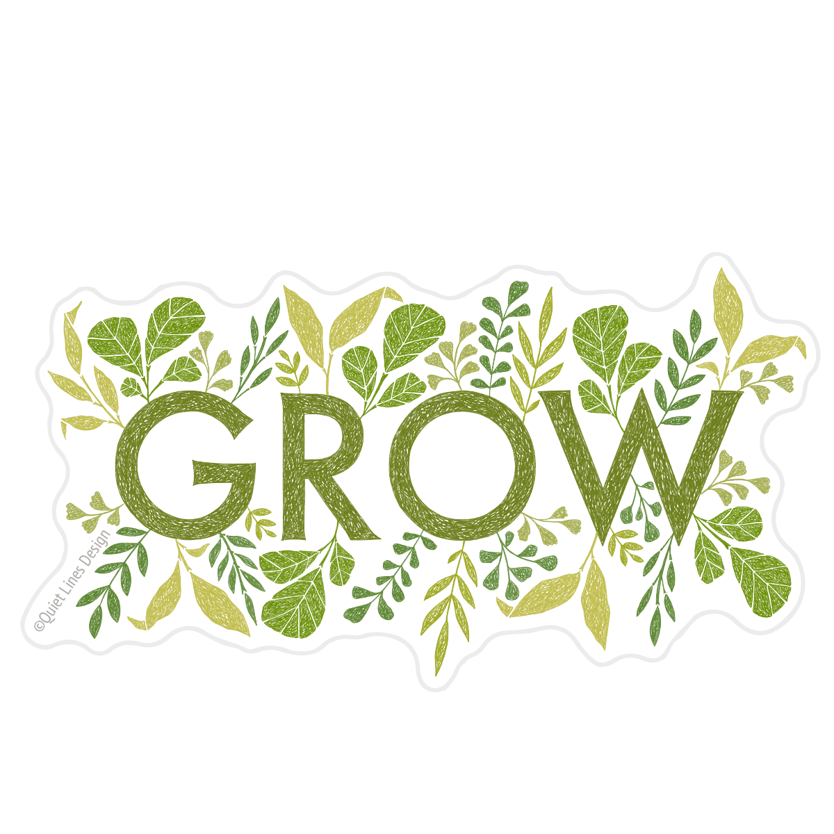 GROW Sticker