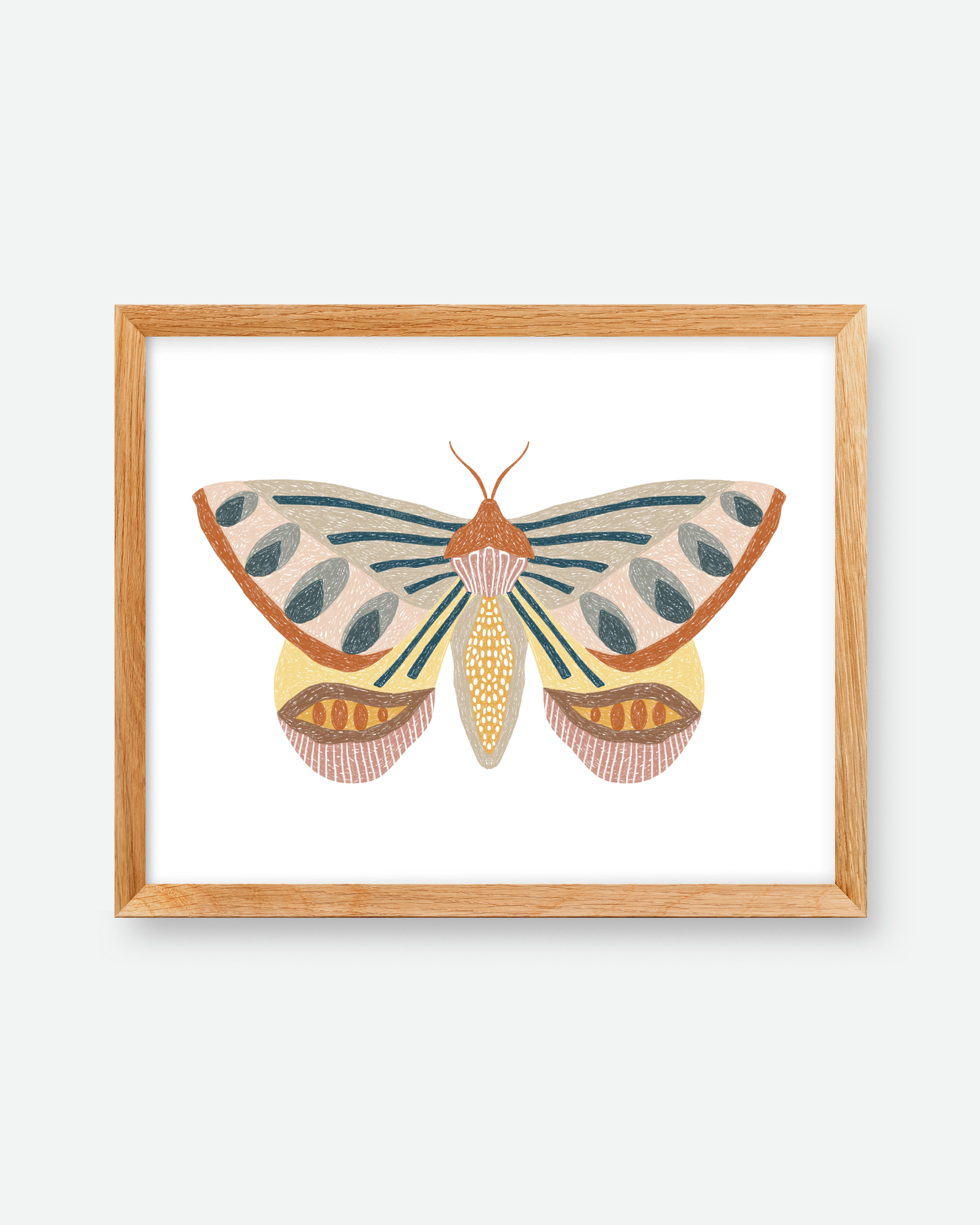 Pathways Moth Print