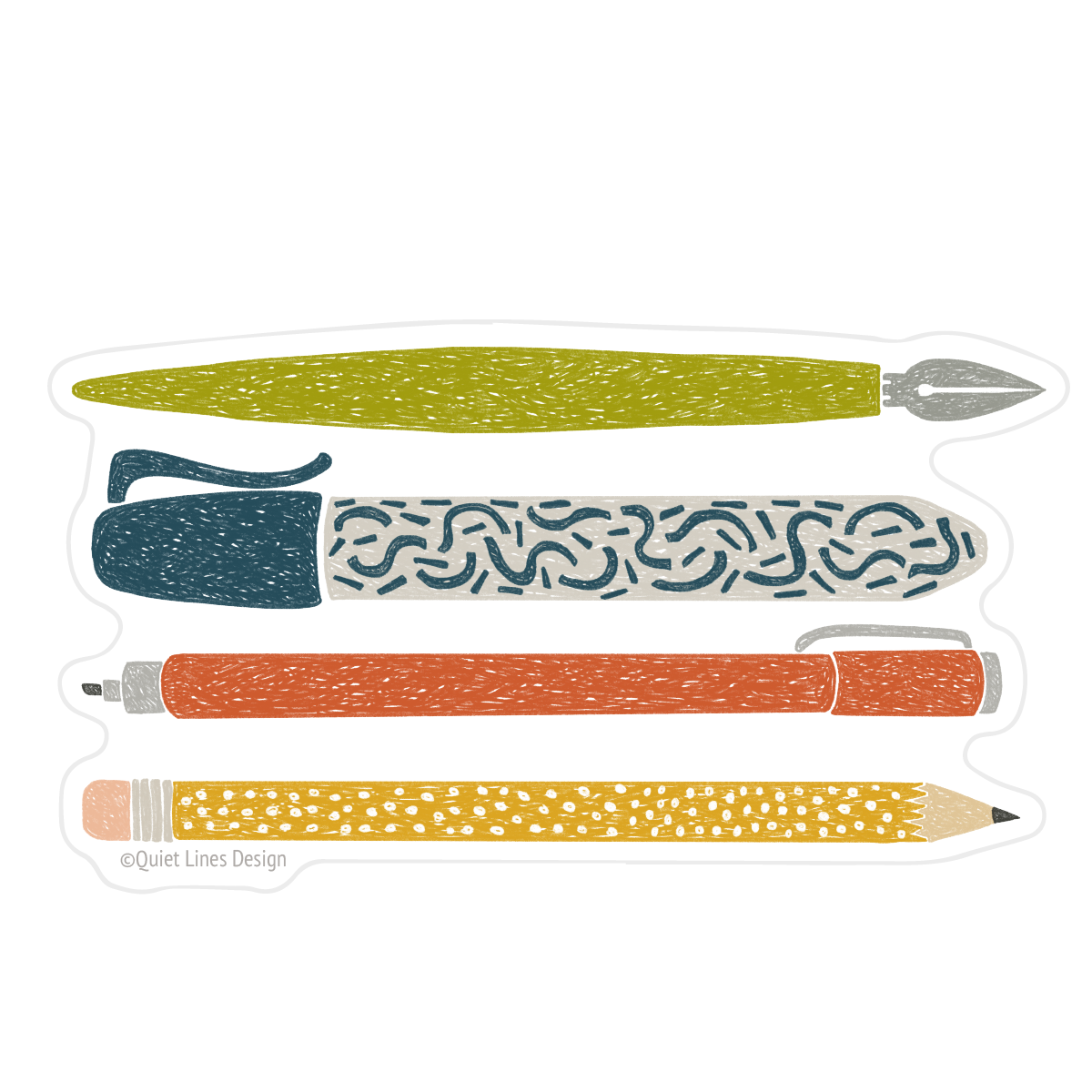 Pen Collection Sticker