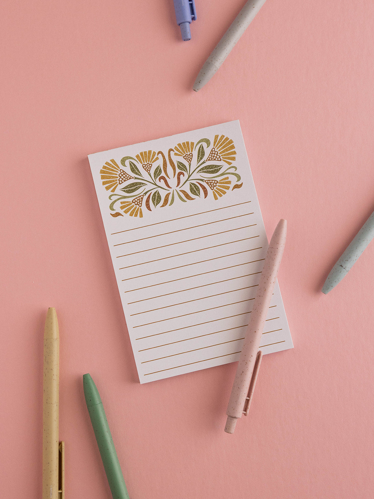 Sunshine Blooms Lined Notepad