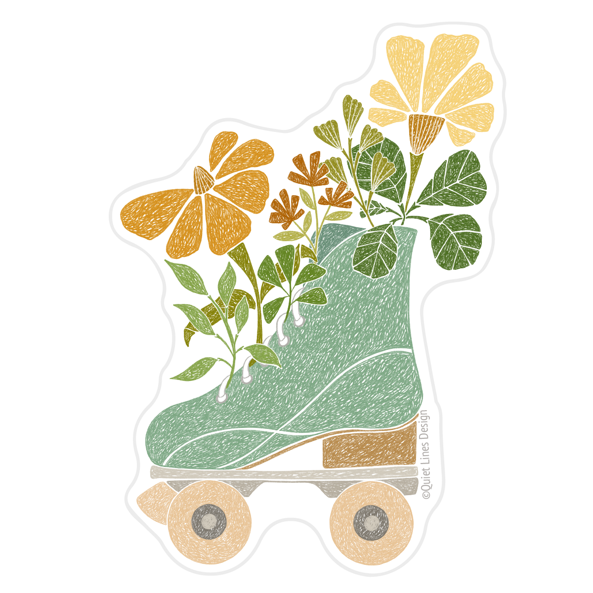 Roller Skate Sticker